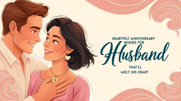 heartfelt anniversary wishes for husband to melt his heart