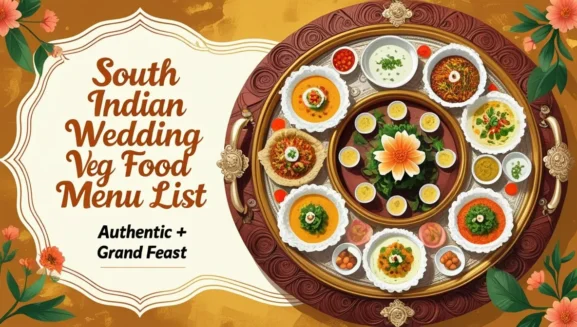 South Indian Wedding Food menu list - Plannersy