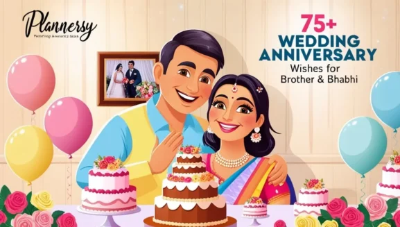 Wedding Anniversary Wishes for Bhaiyya Brother and Bhabhi - Team Plannersy