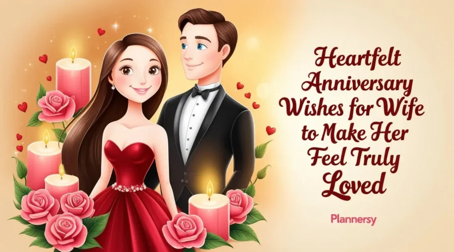 Heartfelt Anniversary Wishes for Wife to Make Her Feel Truly Loved ❤️