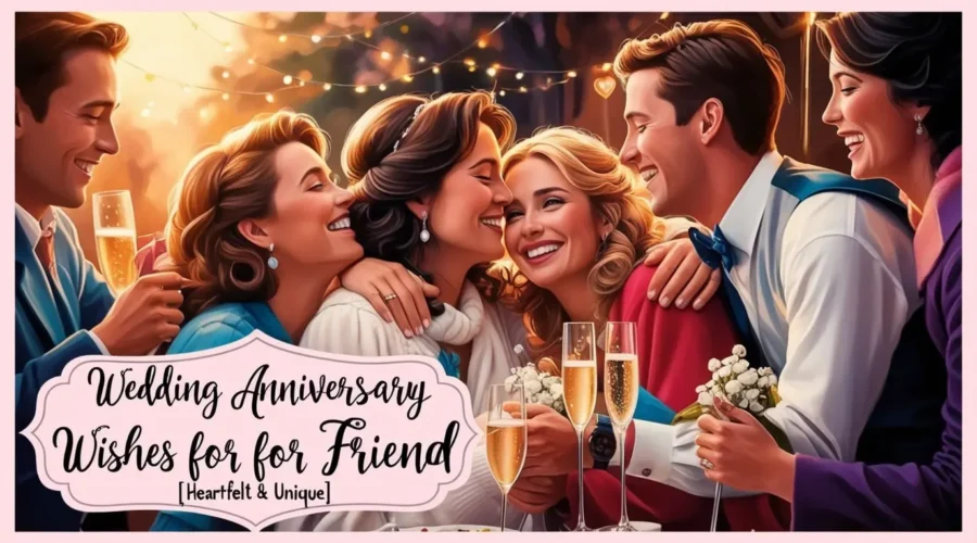 Heartfelt Wedding Anniversary Wishes for Your Friends That Truly Stand Out