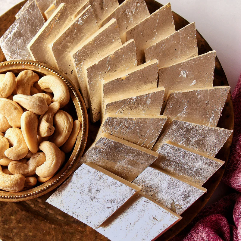 Kaju katli - An Indian Sweet for Wedding Menu