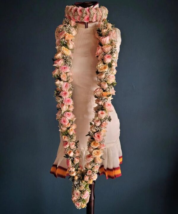Grand Mixed Rose & Gypsy Garland [Heavy Wedding Varmala] at Plannersy