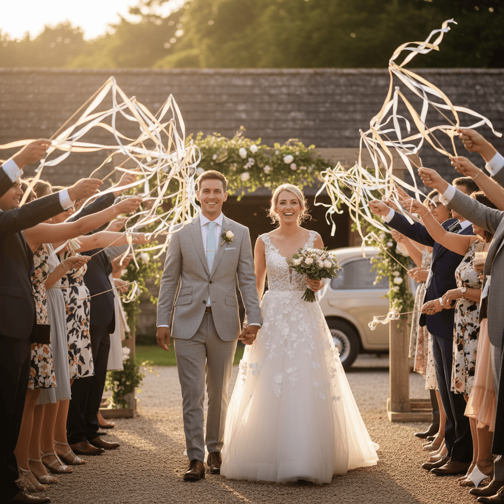 Wedding Send off Ribbon Toss