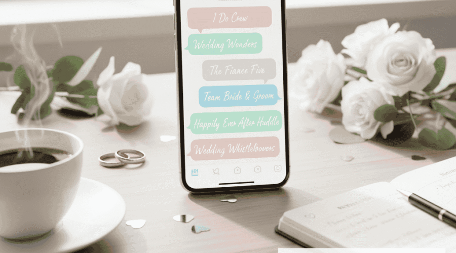 Wedding Group Name Ideas [Fun & Creative Names for WhatsApp, Chat, & More]