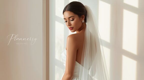 Plannersy Wedding Veil or No Veil for Bride