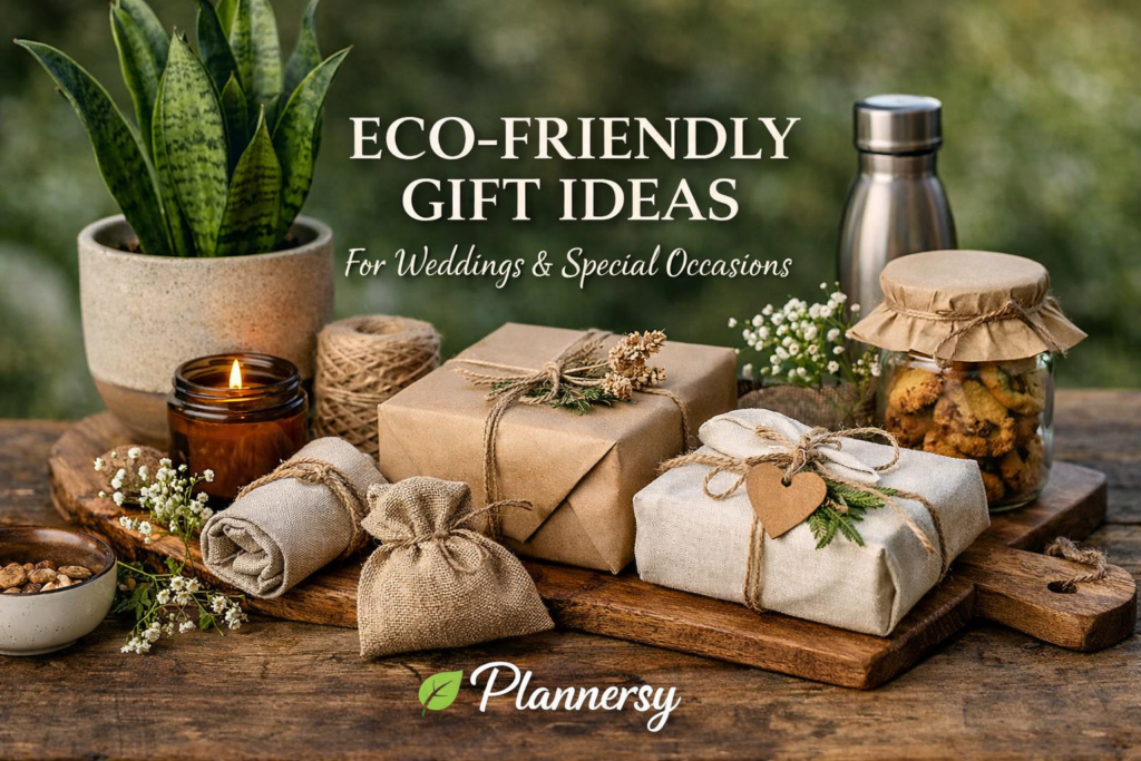 Eco Friendly Wedding Gifts guide by Team Plannersy