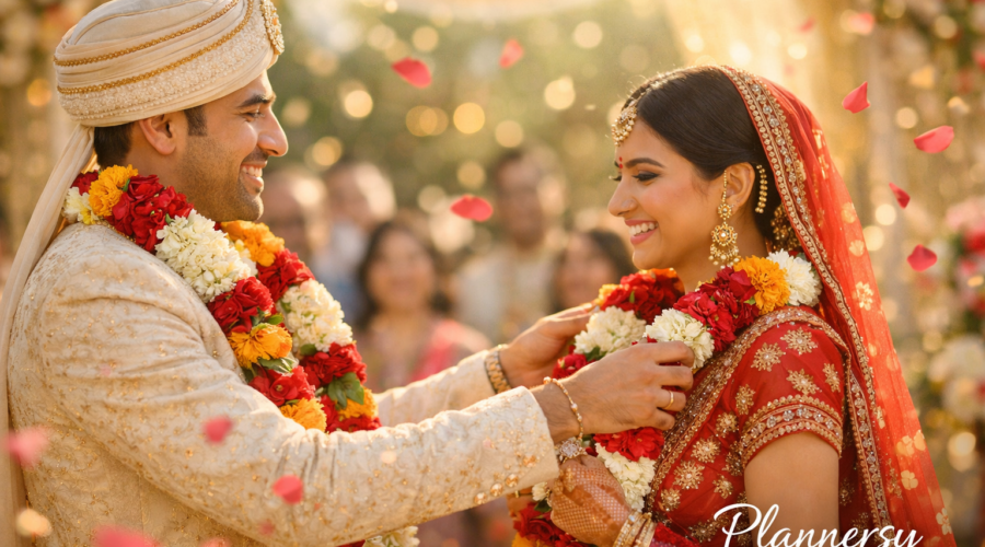 Jaimala & Varmala Captions That Make Your Instagram Sparkle – 100+ Handcrafted by Plannersy