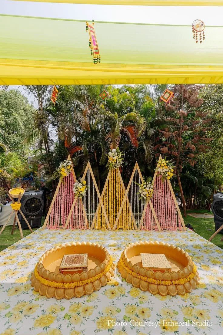 Haldi Ceremony at Farmhouse